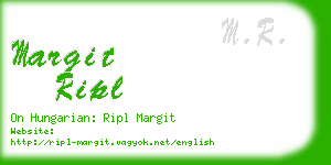 margit ripl business card